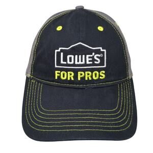 Lowe's For Pros Strapback Baseball Cap Multi One Size Adjustable Embroidered